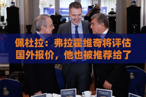 佩杜拉:弗拉霍维奇将评估国外报价,他也被推荐给了那不勒斯 佩杜拉:弗拉霍维奇将评估国外报价,他也被推荐给了那不勒斯